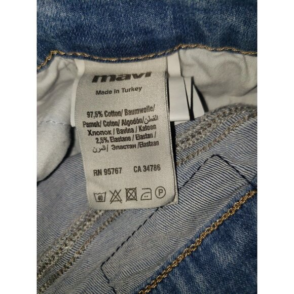 Men's MAVI Jeans 33X32 "Matt Relaxed Straight Leg Distressed - Picture 4 of 6